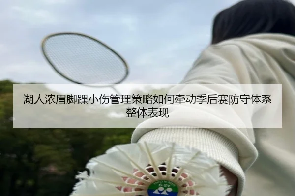 湖人浓眉脚踝小伤管理策略如何牵动季后赛防守体系整体表现